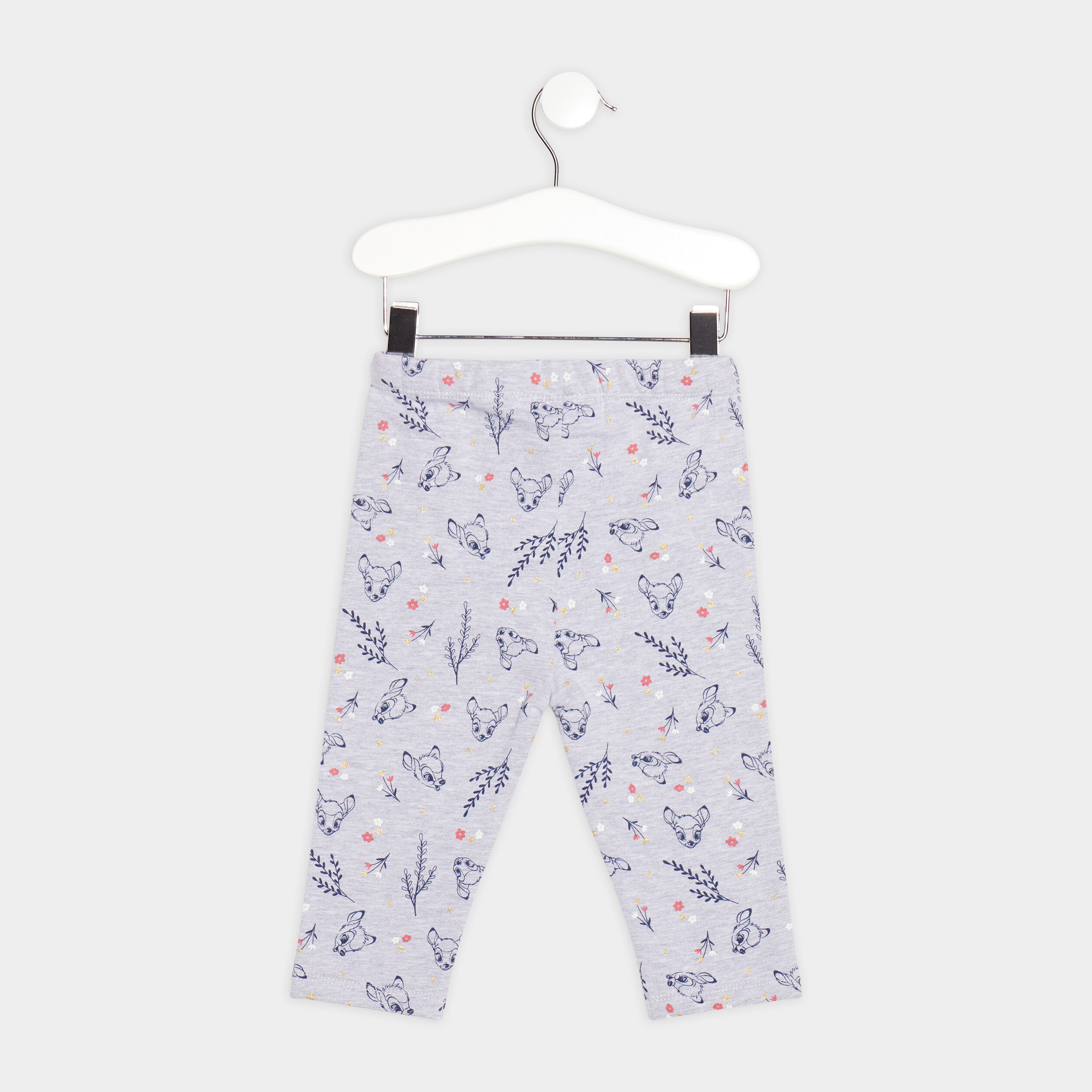 Legging Bambi gris bébé fille | La Halle