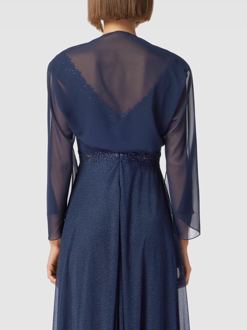 Bolero mit offener Vorderseite in marineblau