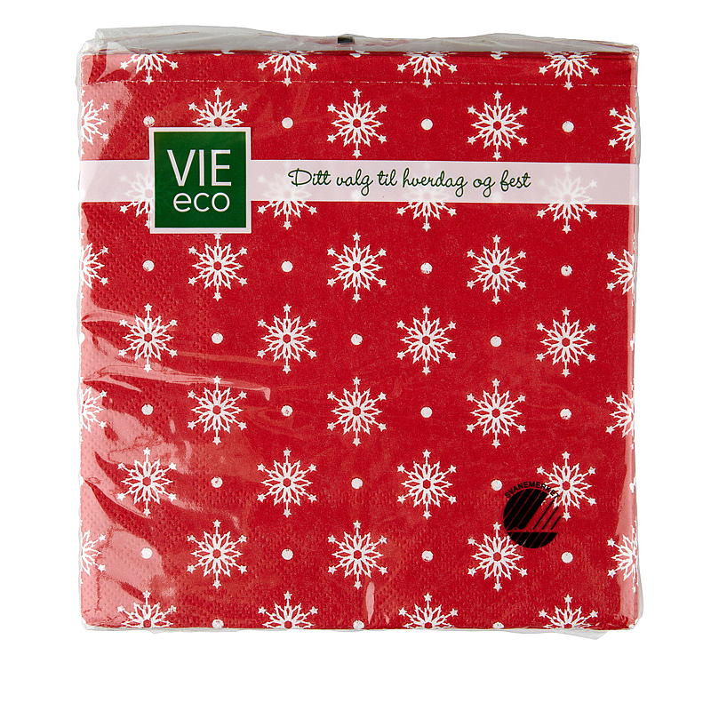 Vie Eco Servietter 20-pk 33x33 cm juledesign