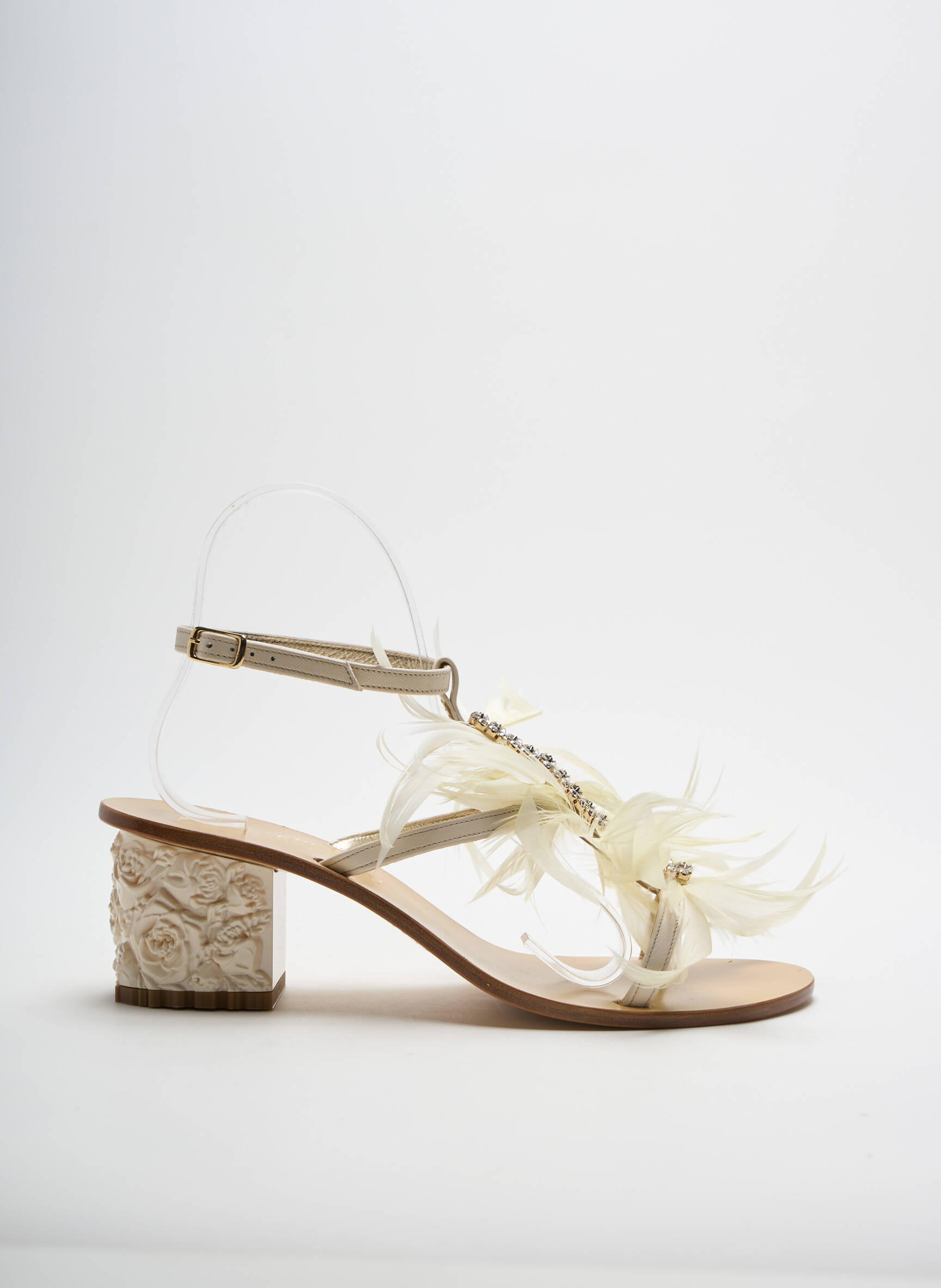 Florentino Sandales Nu Pieds Femme couleur beige