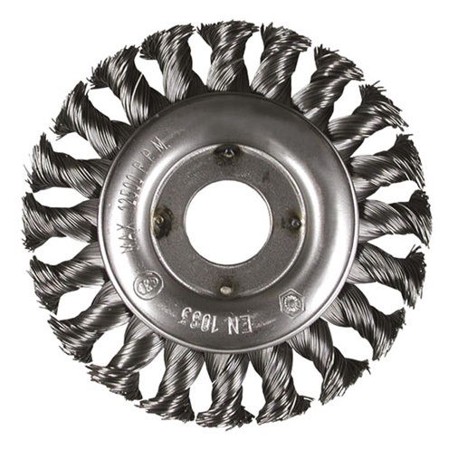 Accesorii HiKOKI 751301 Perie rotundă 115 x 22,2 x 0,5 cu sârmă de oțel călit și răsucită