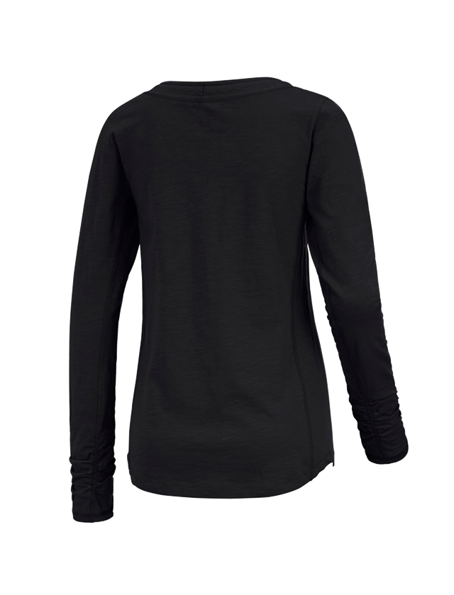 e.s. Longsleeve cotton slub, Damen