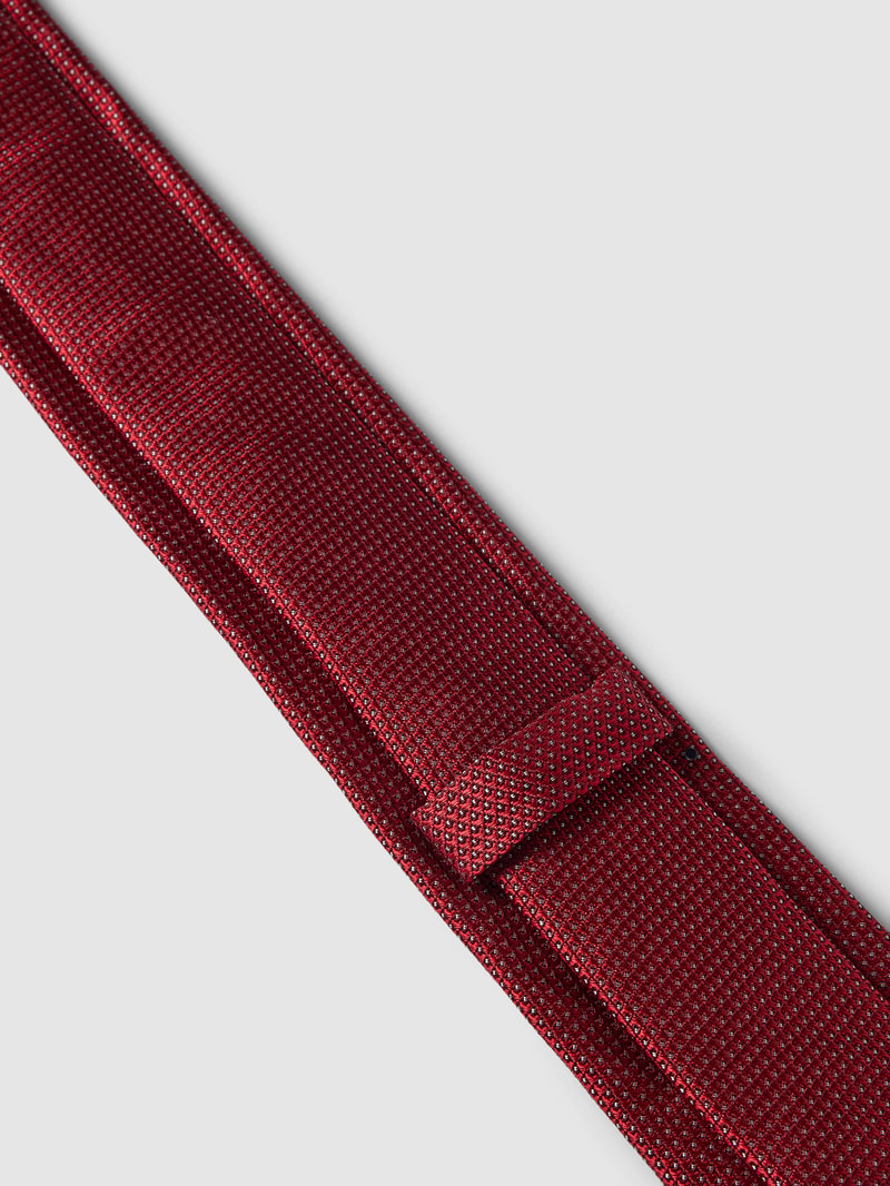 Seidenkrawatte mit Allover-Muster Modell 'Tie' (6 cm) in rot