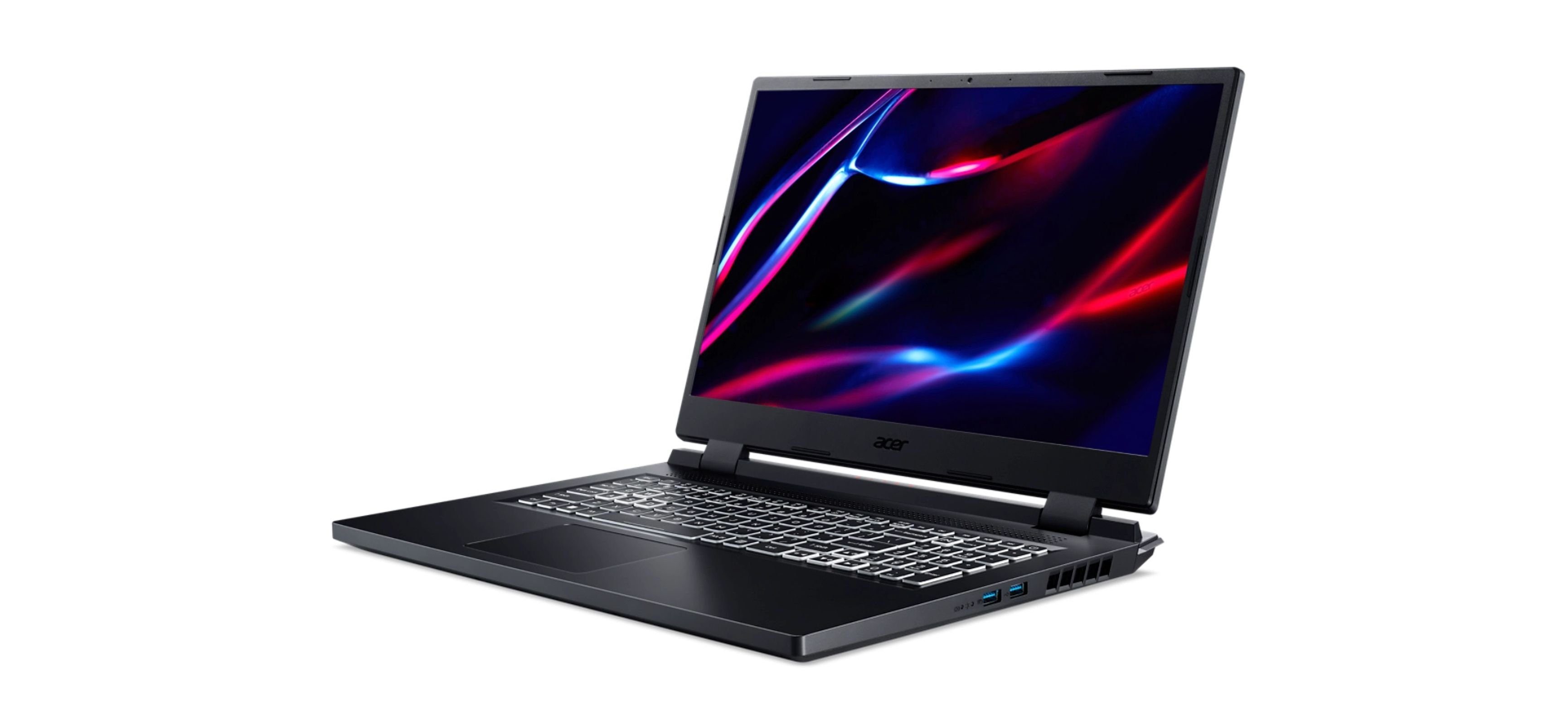 Acer Nitro 5 Gaming AN517-55 Schwarz Notebook (Intel Intel Core i7 12. Gen i7-12700H, NVIDIA GeForce RTX 4050, 512 GB SSD)