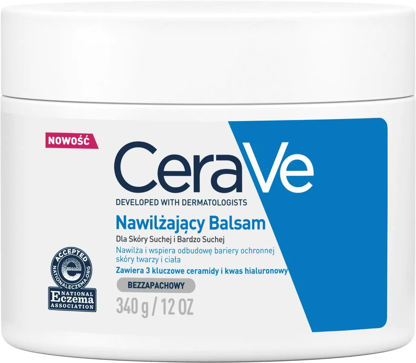 CeraVe drėkinamasis balzamas sausai ir labai sausai odai, 340 g