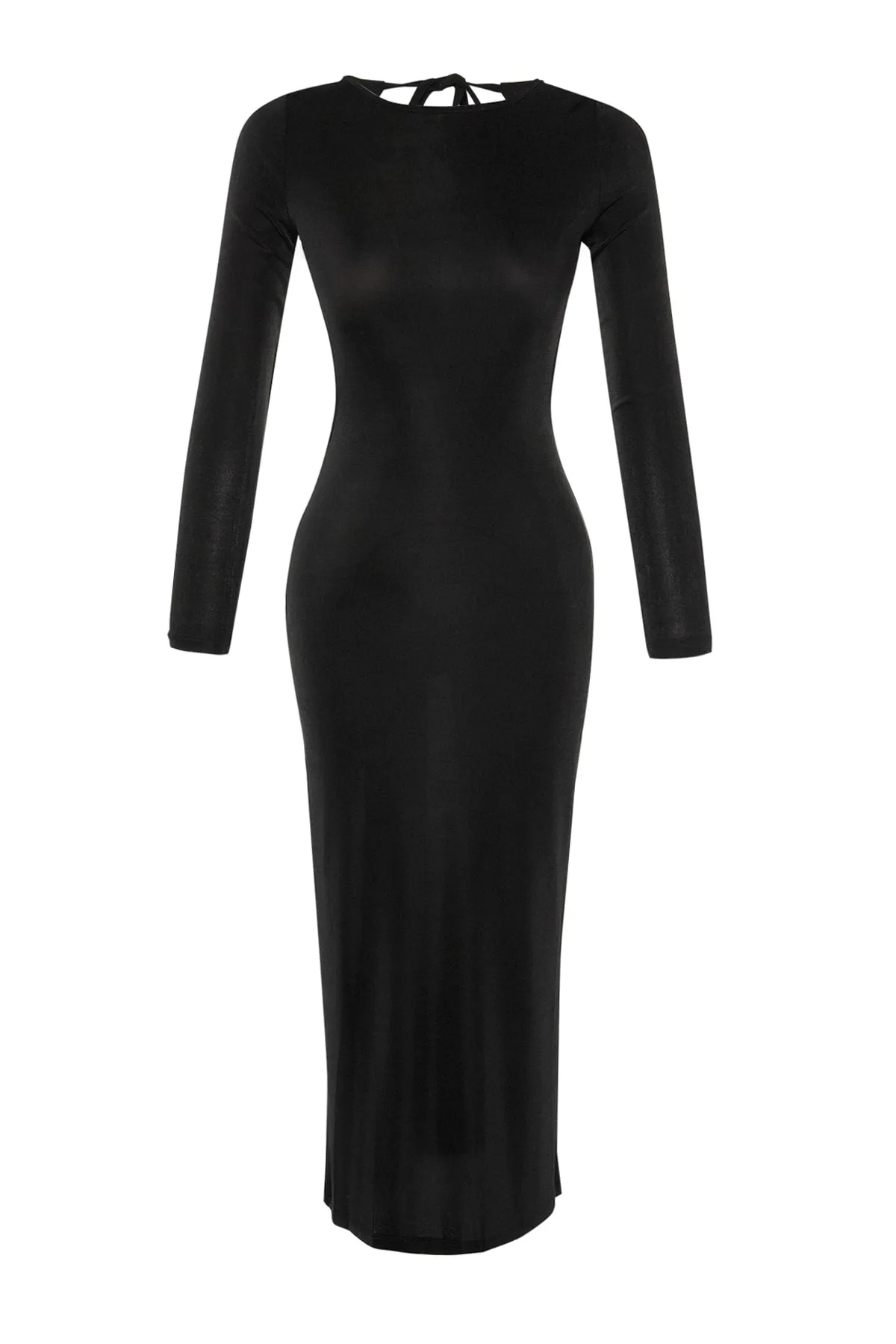 Trendyol Collection  Schwarzes, stilvolles Abendkleid TPRSS23AE00157