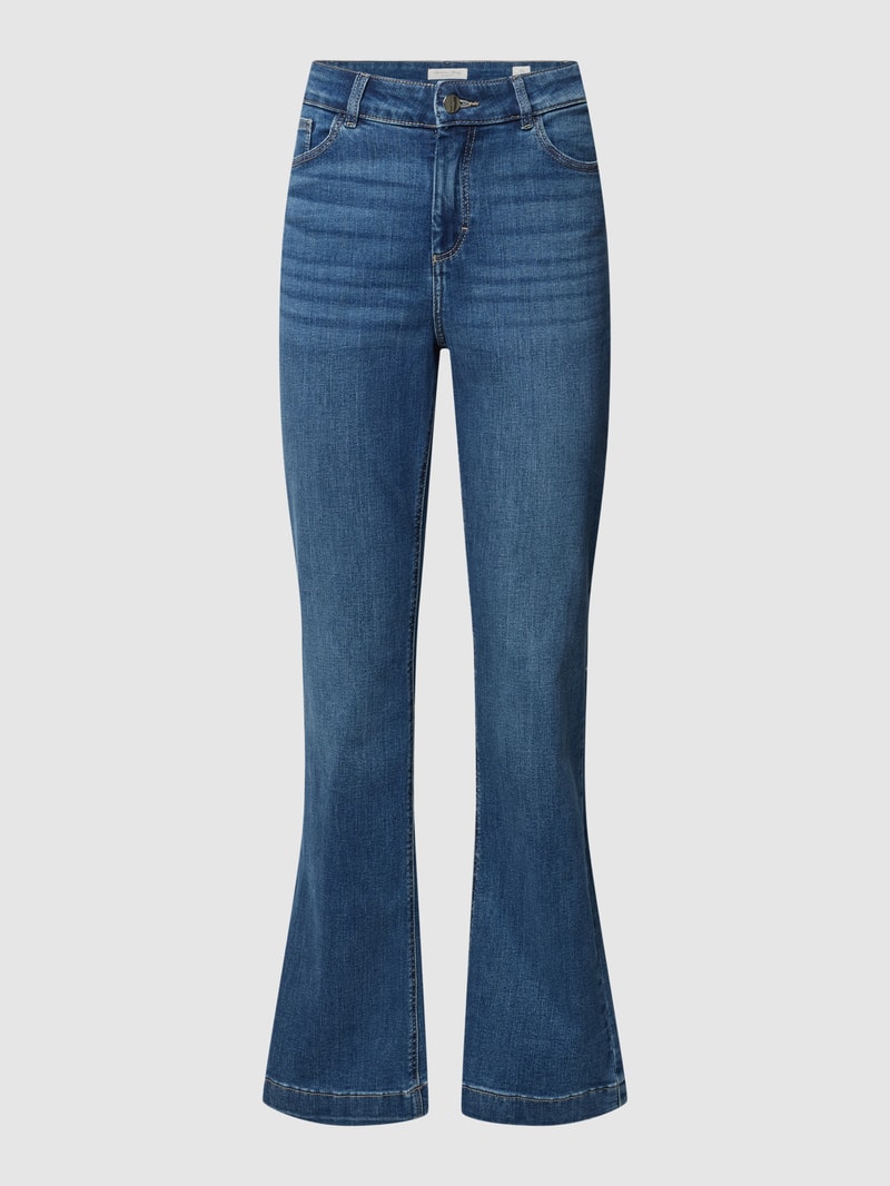 Bootcut Jeans mit 5-Pocket-Design in blau