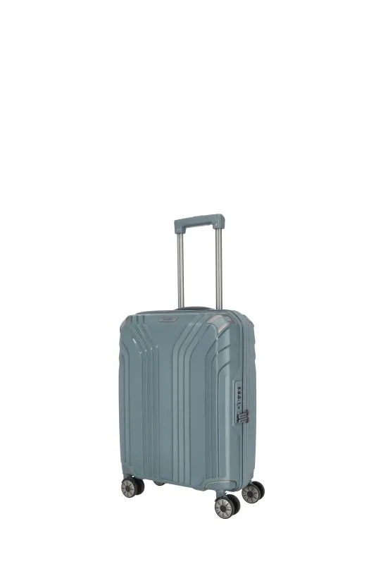 Travelite ELVAA Trolley S mit 4 Rollen - Blaugrau