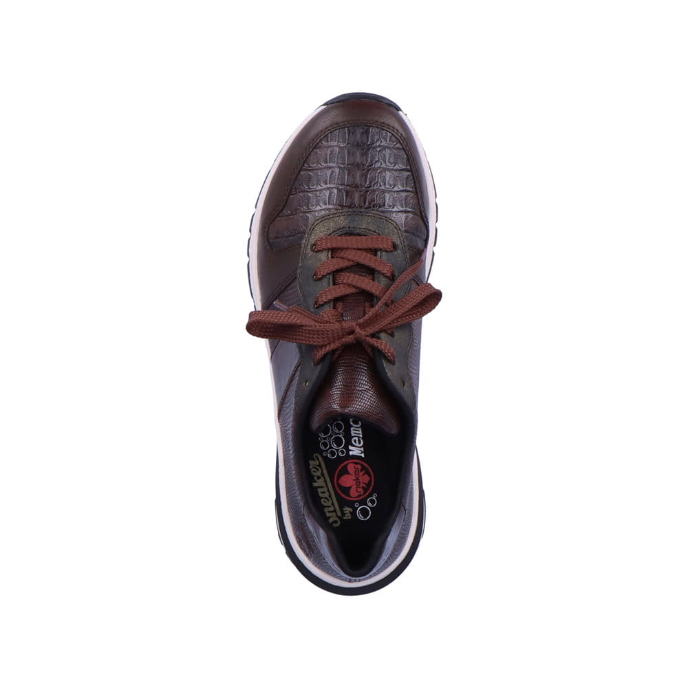 Rieker Damen Sneaker Low kaffeebraun