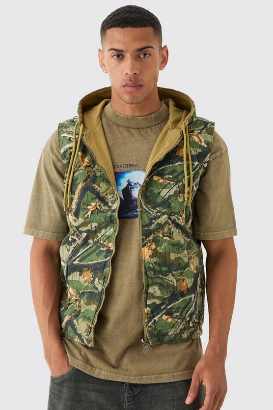 Wendbare Camouflage Twill-Weste