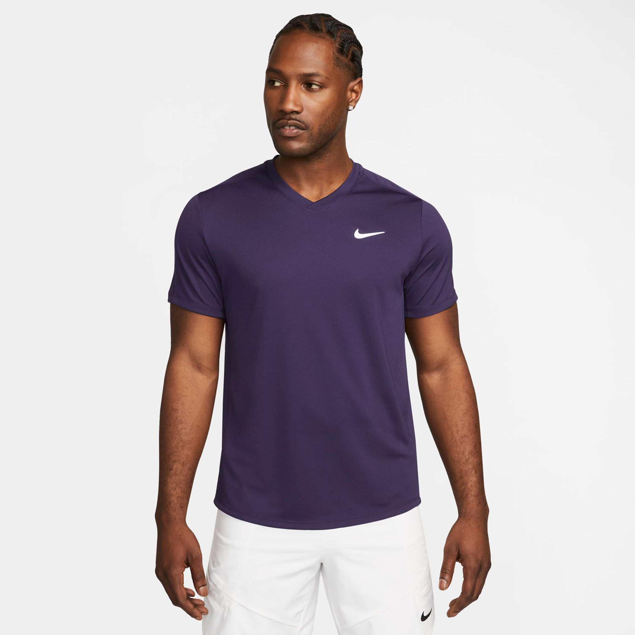 Dri-Fit Court Victory T-Shirt Herren - Lila