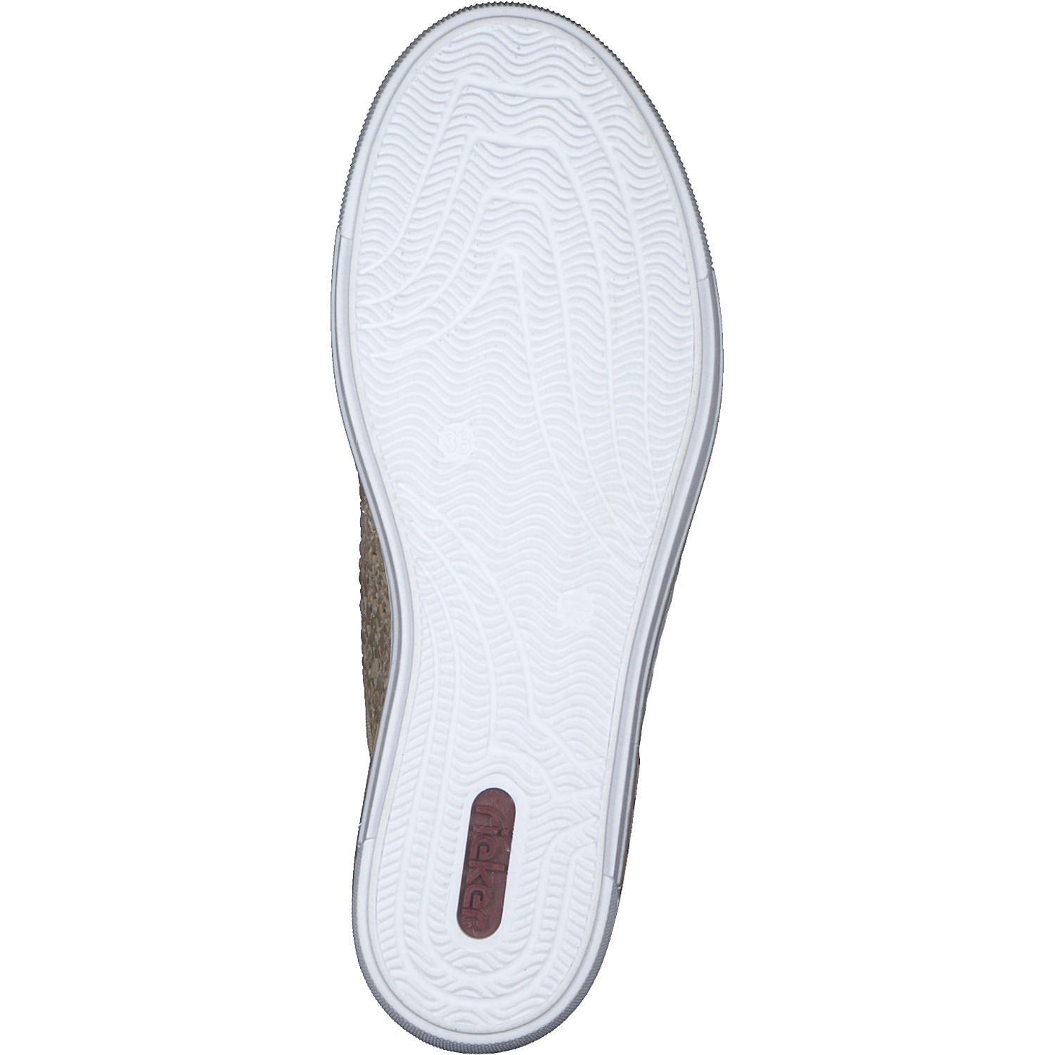 Rieker L8841, Sneakers Low, Damen, Beige