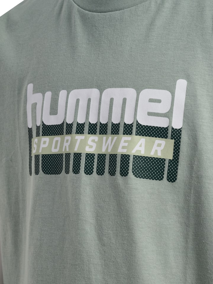 Hummel Hummel T-Shirt Hmltukas Kinder in BLACK IRIS/ICEBERG GREEN günstig kaufen