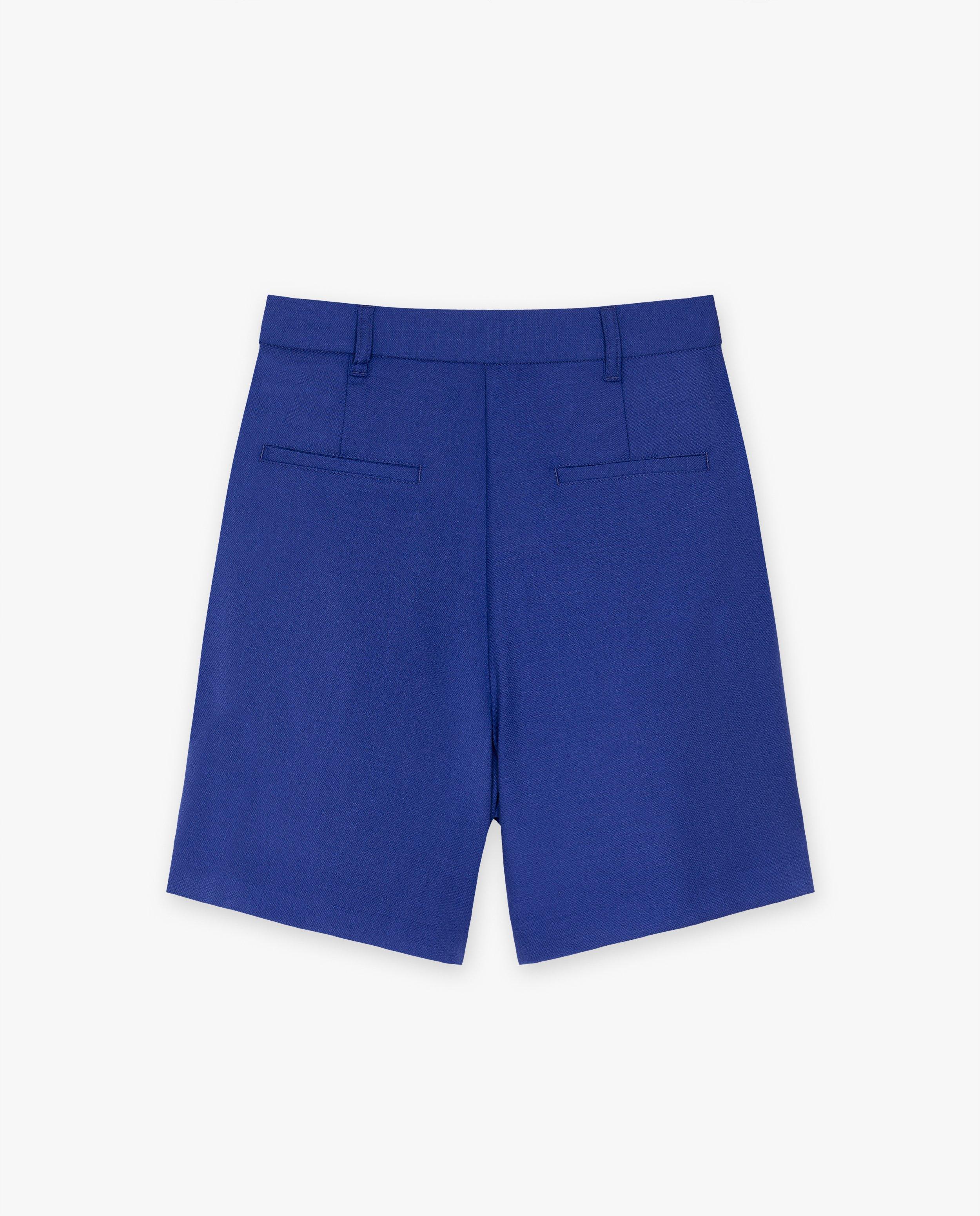 Pantaloni scurți CKS albastru închis pentru femei, albastru închis