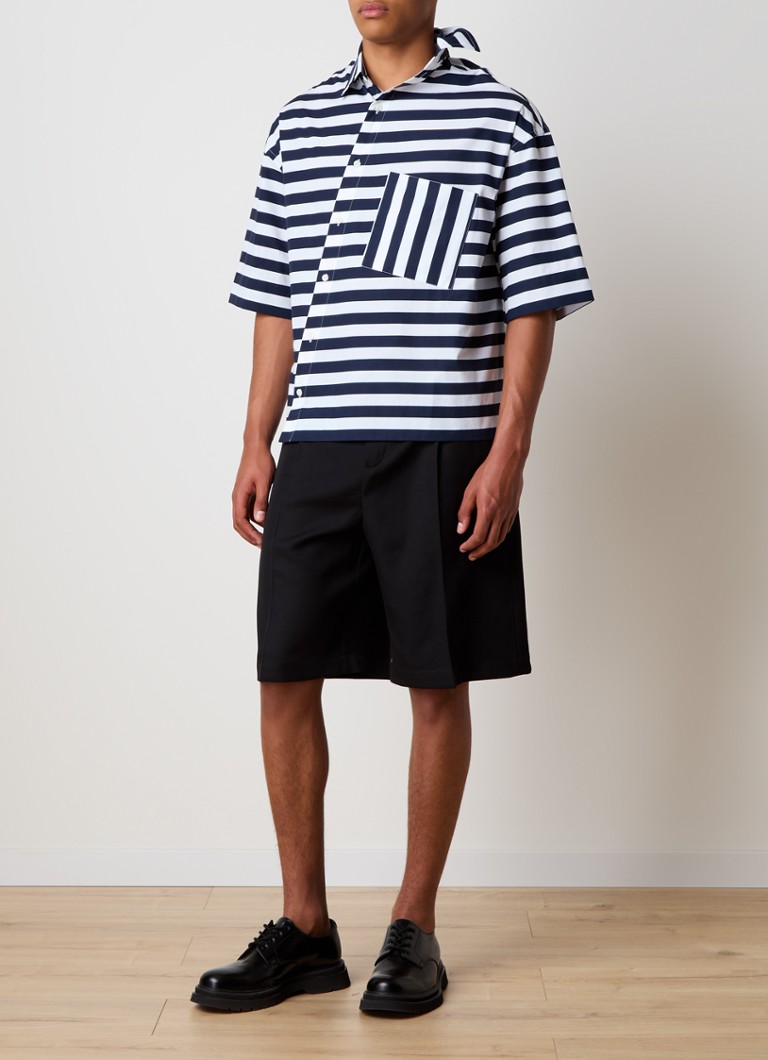 Camisa Jacquemus de corte regular com estampa listrada.