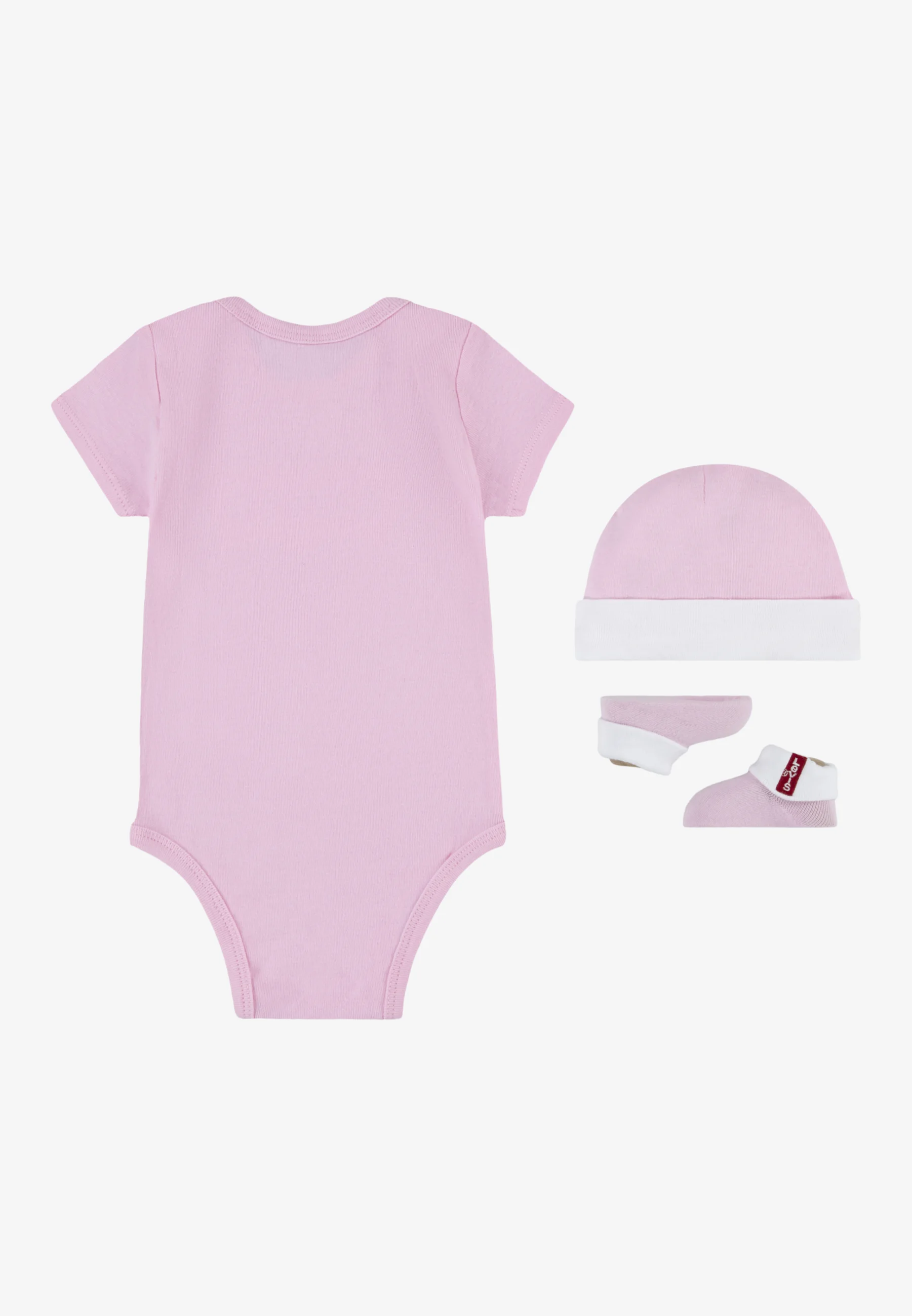 Conjunto unisex de mono, gorro y botín con alas de murciélago de Levi's® - Regalo para baby shower