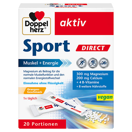 DOPPELHERZ Sport Direct Vitamine  Mineralien  20 St