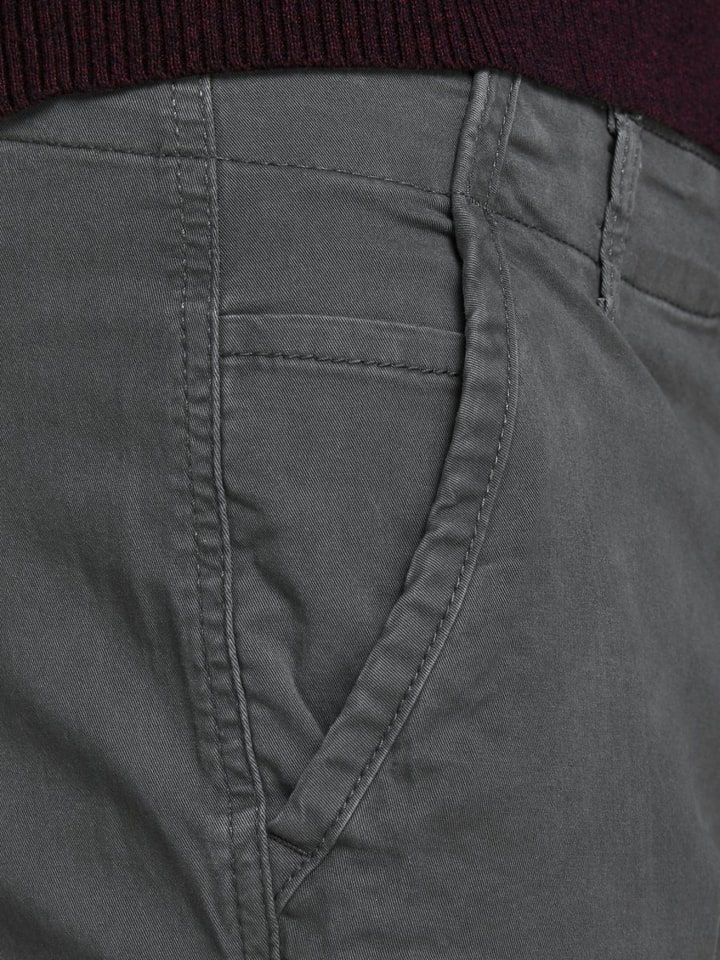 Jack & Jones Hose Cargo Jogger Pants PAUL FLAKE AKM 542 Twill Gummibund in Grau günstig kaufen