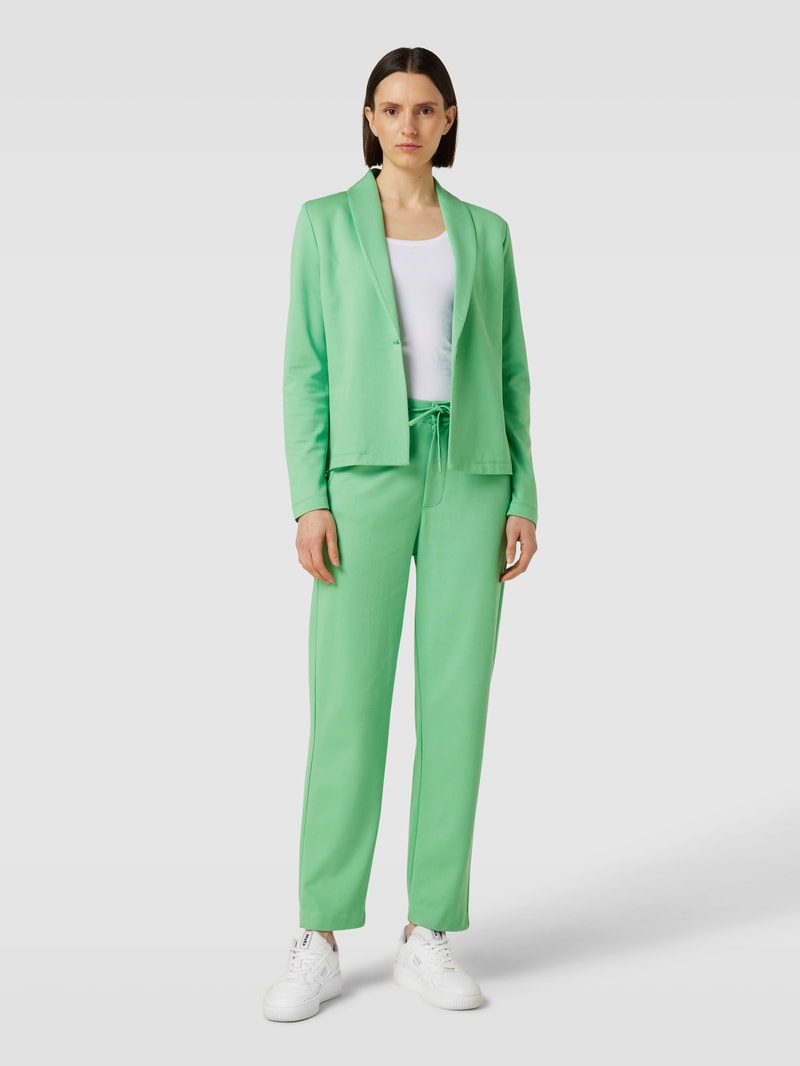 Blazer mit Schalkragen in grün