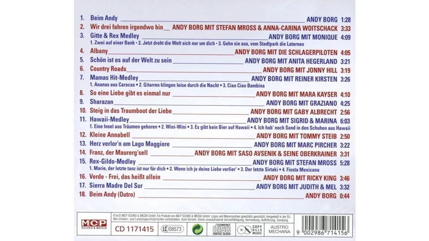 Schlager-Spaß mit Andy Borg-Die Dritte-Meine L