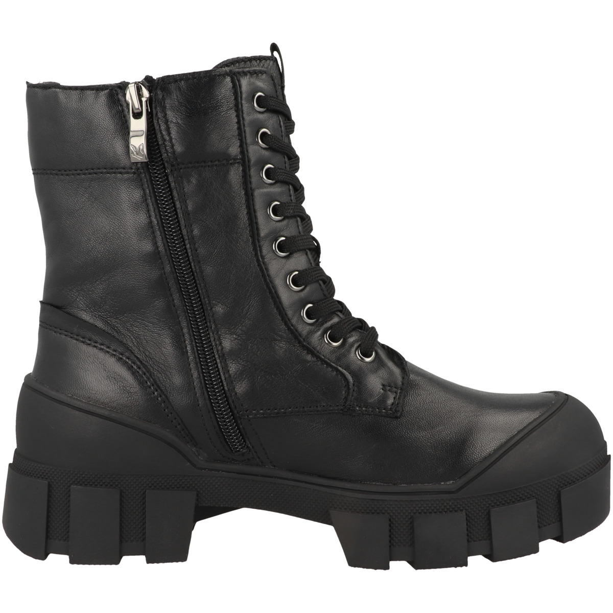 CAPRICE 9-25211-29 Schnürboots schwarz