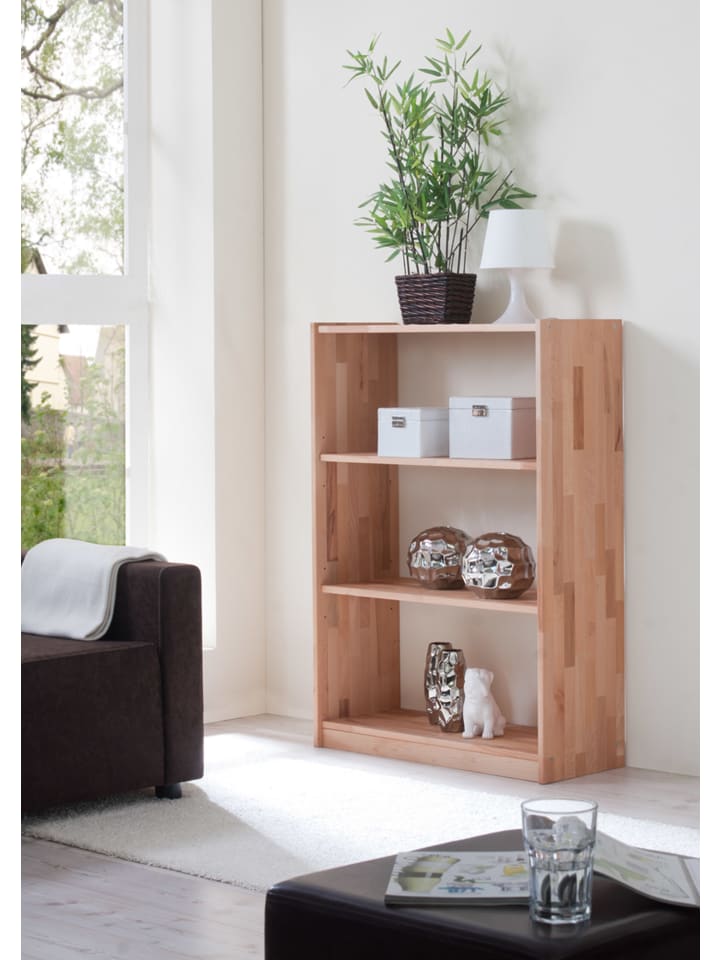 TICAA Standregal Bücherregal Simon 3 Fächer in Natur günstig kaufen onesize