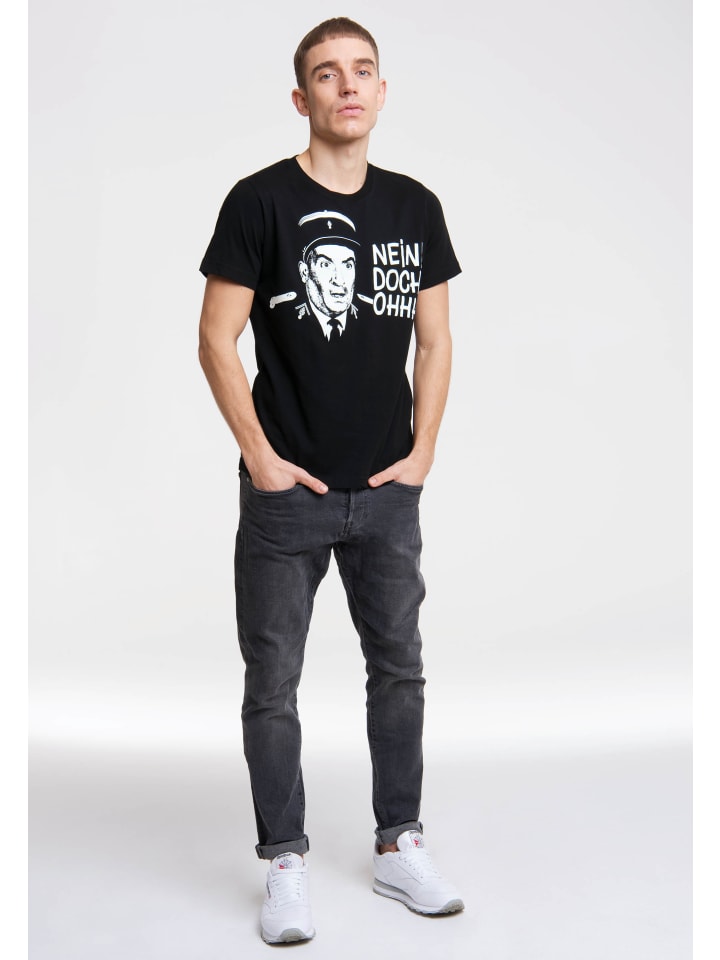 Logoshirt T-Shirt Le Gendarme de Saint-Tropez - Nein! Doch! Ohhh! in schwarz günstig kaufen
