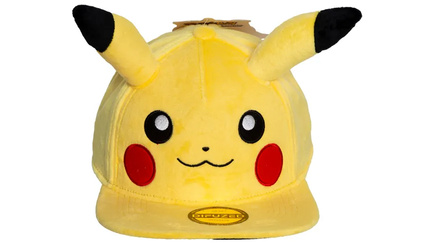 Pokémon - Pikachu Plüsch Kappe