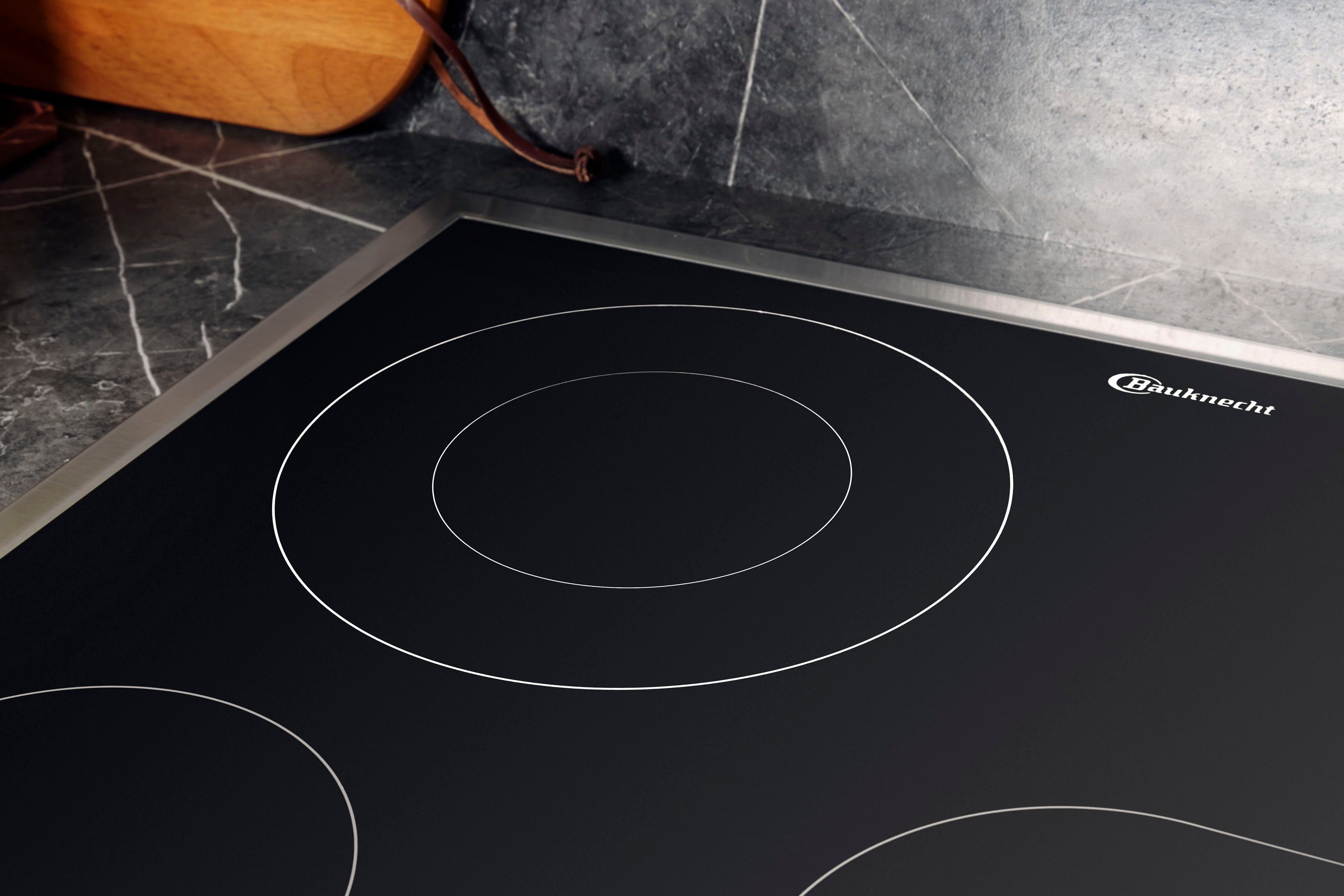BAUKNECHT Backofen-Set BAKO4 HR6 BLACK, mit 2-fach-Teleskopauszug, Hydrolyse