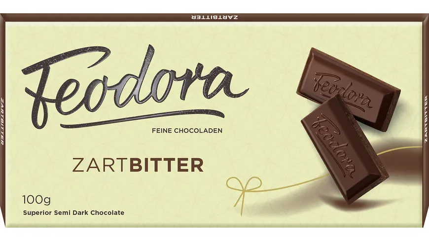 Feodora Traditionstafel Zartbitter 100 g