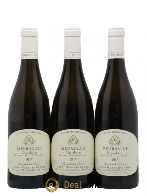 Meursault Chevalières Henri Germain  2017 - Lot de 3 Bouteilles