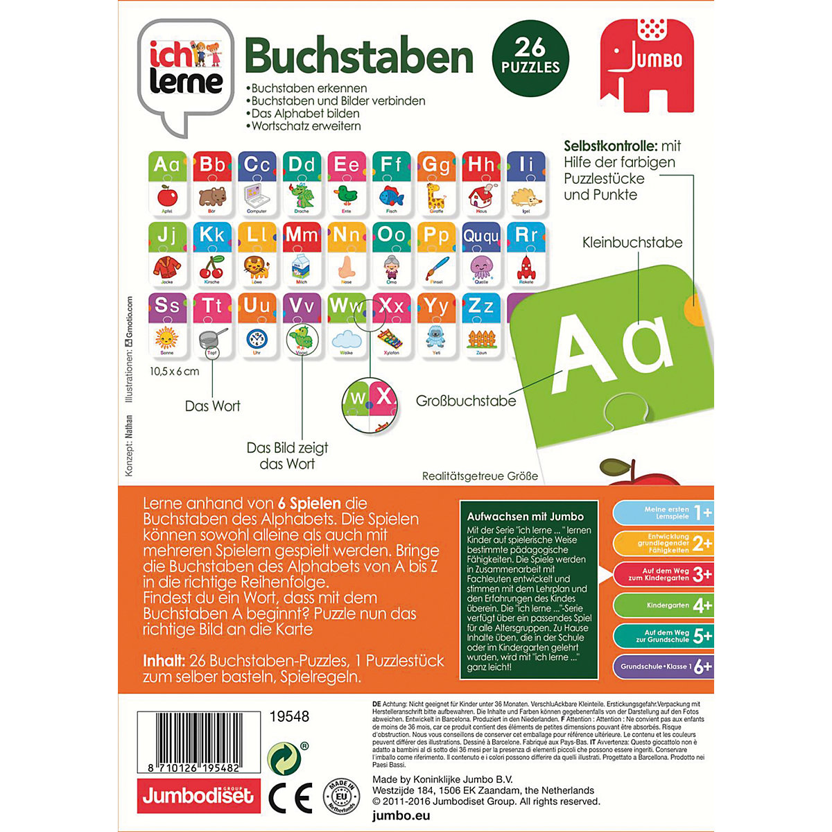 Ich lerne - Buchstaben