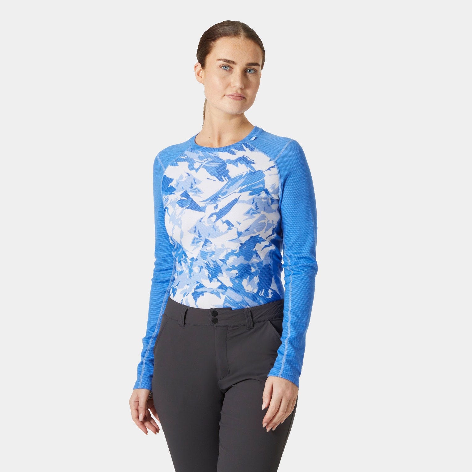 Women’s LIFA® Merino Midweight Graphic Long-Sleeve Crew Base Layer