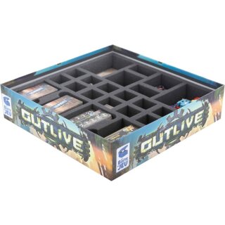 Feldherr Schaumstoff-Set für Outlive - Brettspielbox
