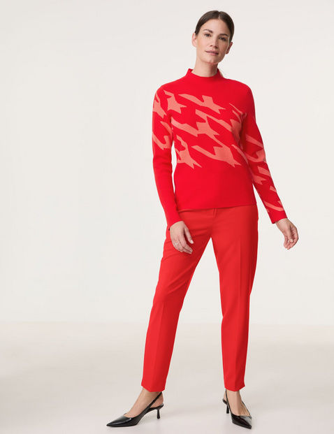 Pullover in Jacquard-Strick
