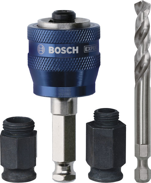 Bosch Blue Accessories 2608902039 EXPERT Power Change Plus konverteringssett sekskantet skaft 11 mm HSS-G 7,15 x 45 x 85 mm 2 adaptermuttere