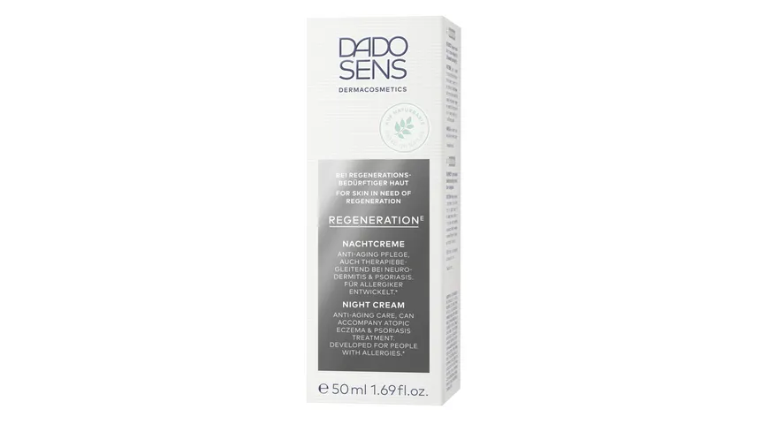 DADO SENS REGENERATION E Nachtcreme- bei regenerationsbedürftiger Haut 50 ml