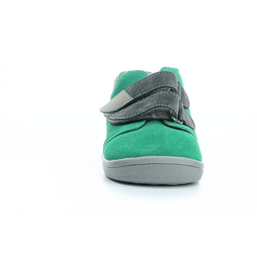Beda Sam mit Membran (BF 0001/W/M/2) grüne Barfuß-Stiefeletten
