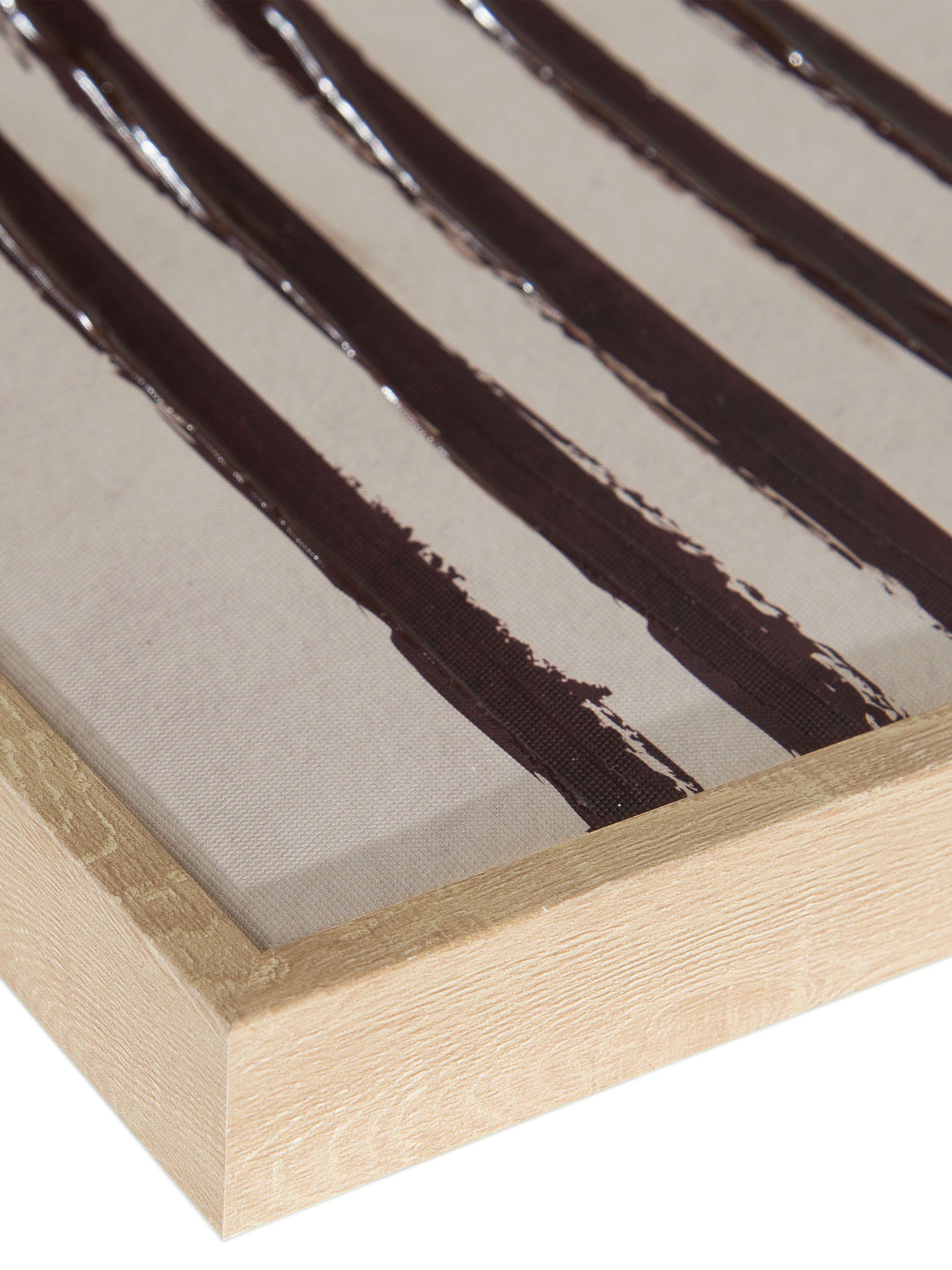 Corneri Leinwand-Druck-handbemalt, Beige
