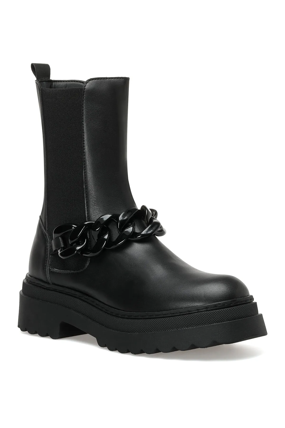 İnci  Stiefelette - Schwarz - Flacher Absatz