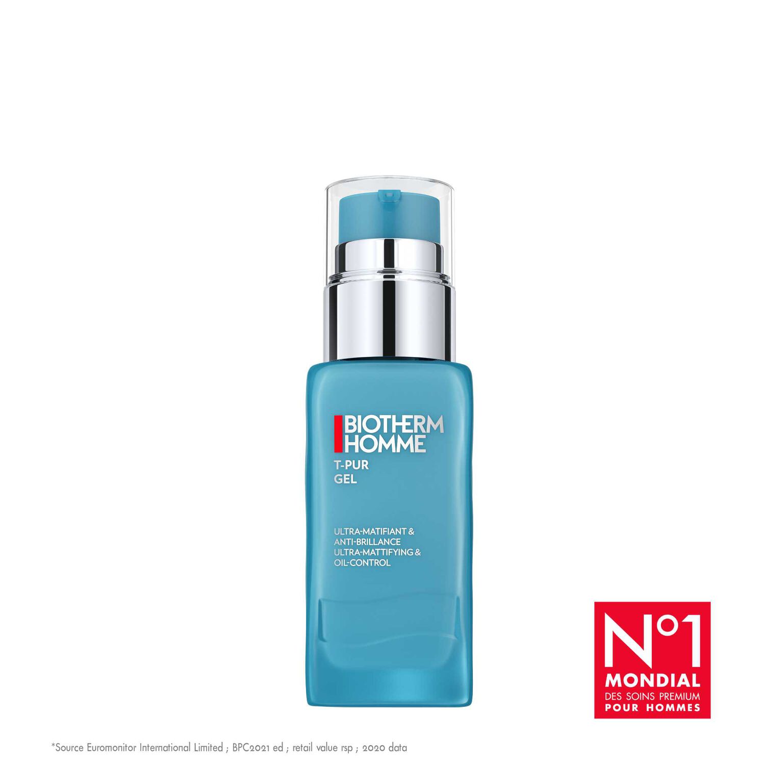 Biotherm T-PUR Gel Hydratant Matifiant pour Homme 50 ml