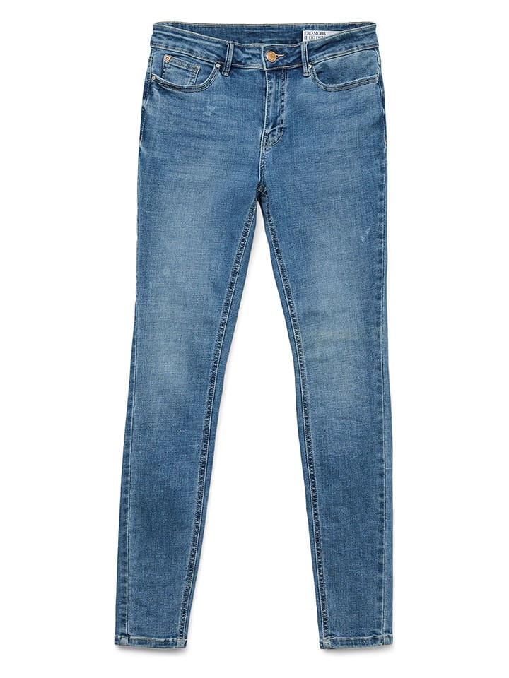 Vero Moda Jeans - Slim Fit - in Blau günstig kaufen