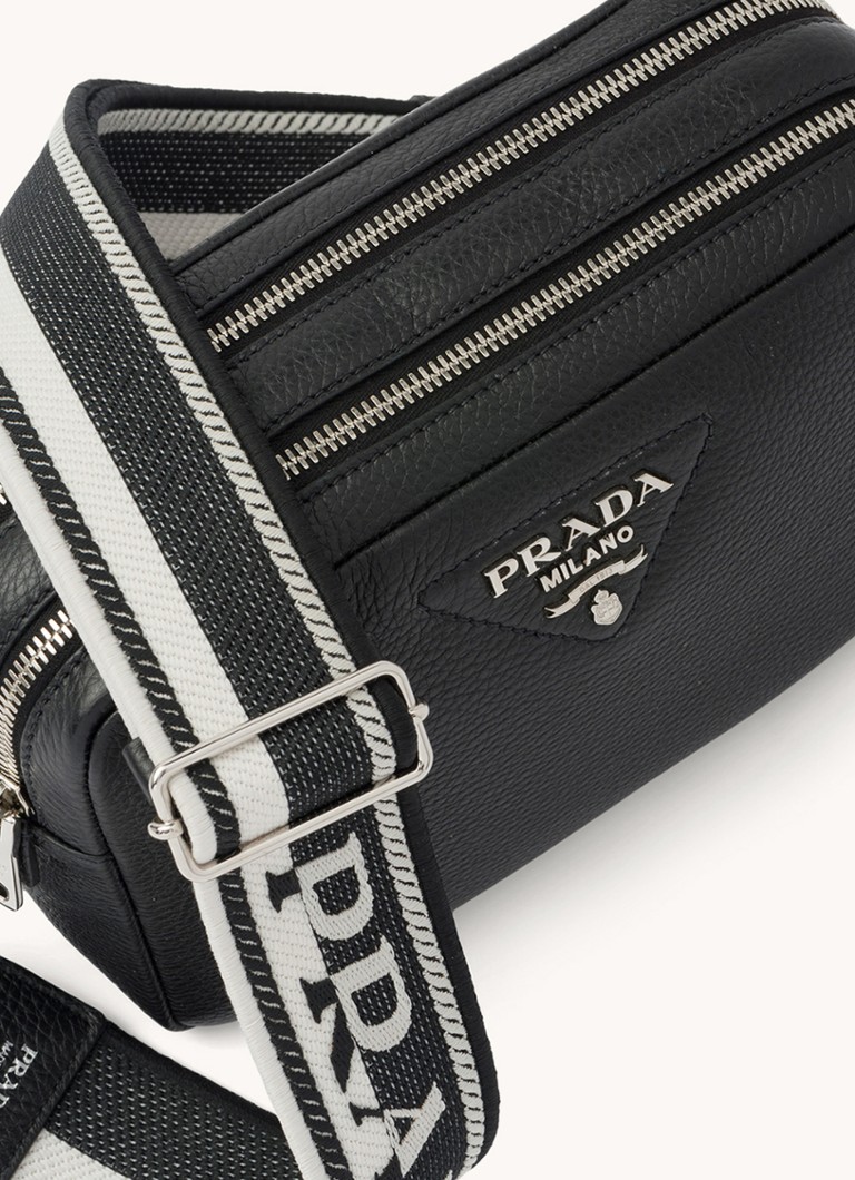 Prada leather crossbody bag