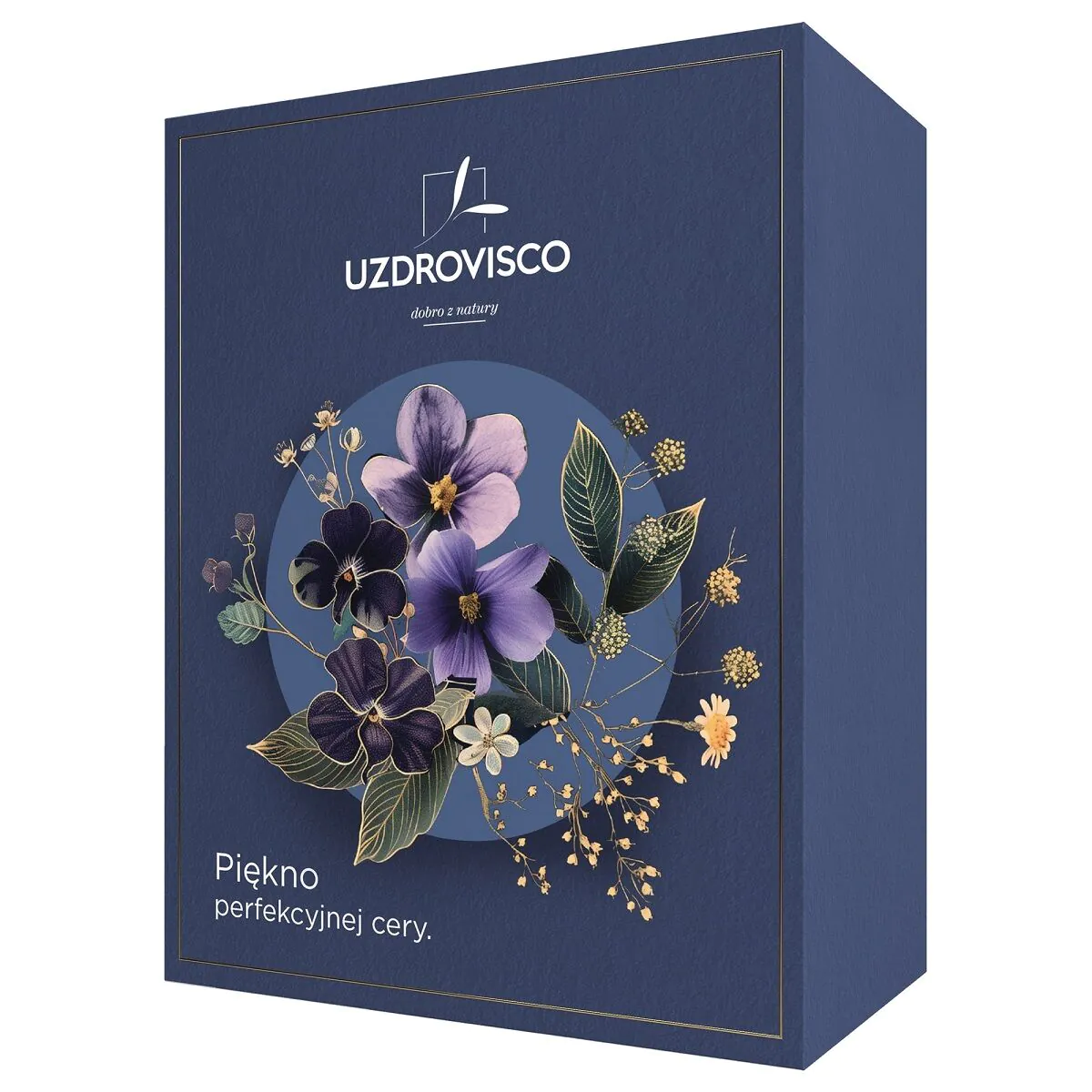 Uzdrovisco Violet Cosmetics Set: Dagcrème voor een mooie huid + Serum