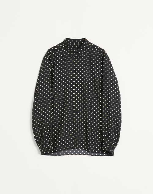 Camisa Plusdepois Print Silk Twill