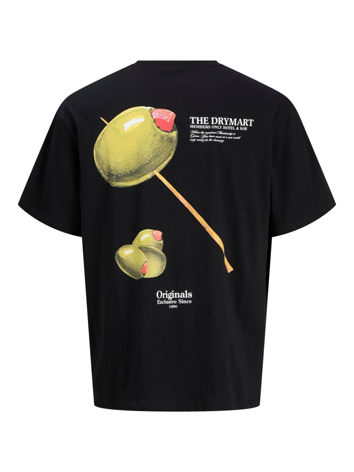 JACK & JONES PLUS T-shirt in Black günstig kaufen