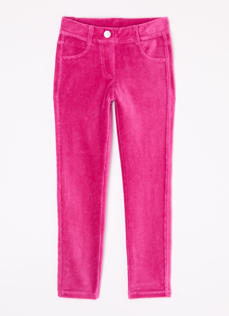 Pantaloni drepți din catifea reiată Benetton