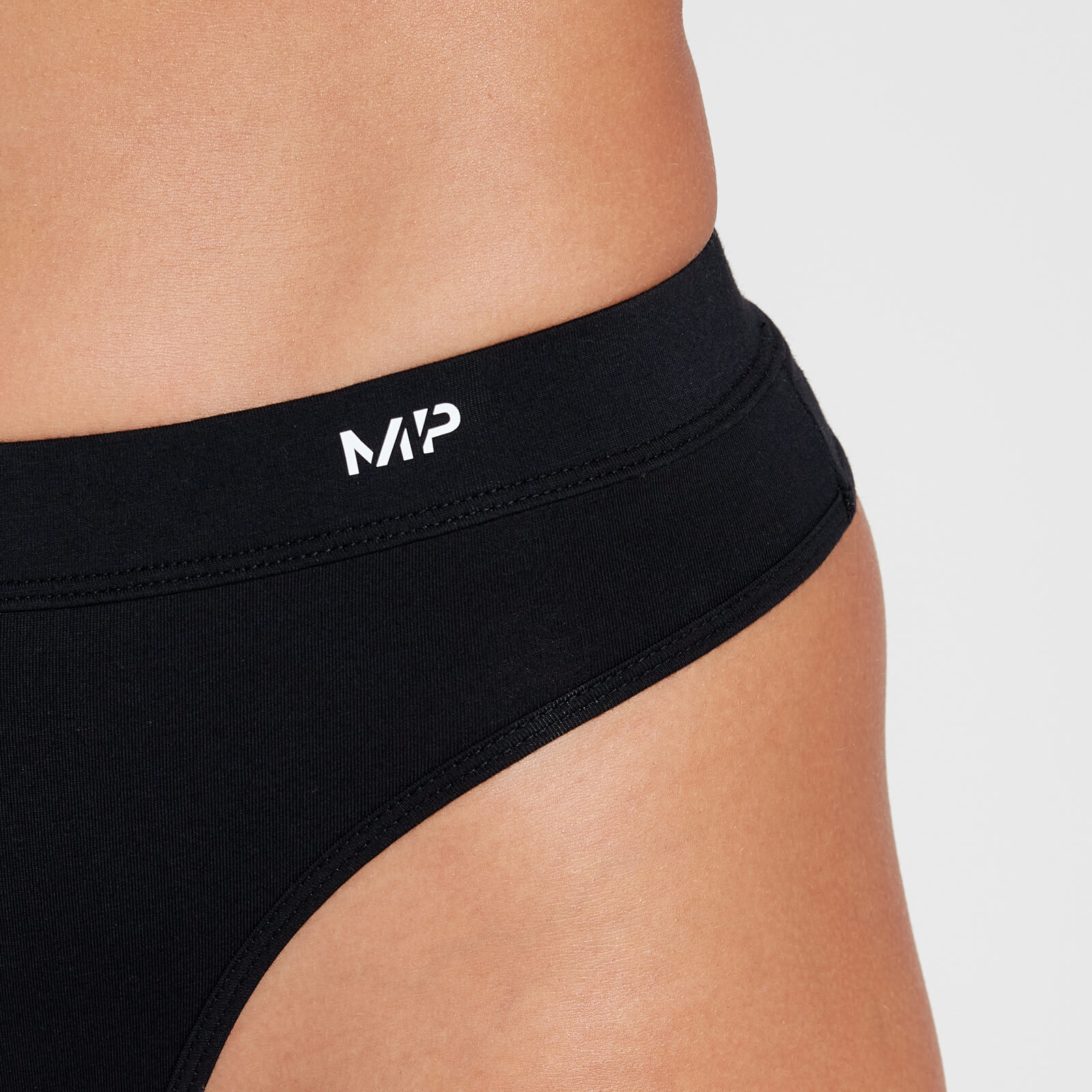 MP Women's Cotton Thong - Black