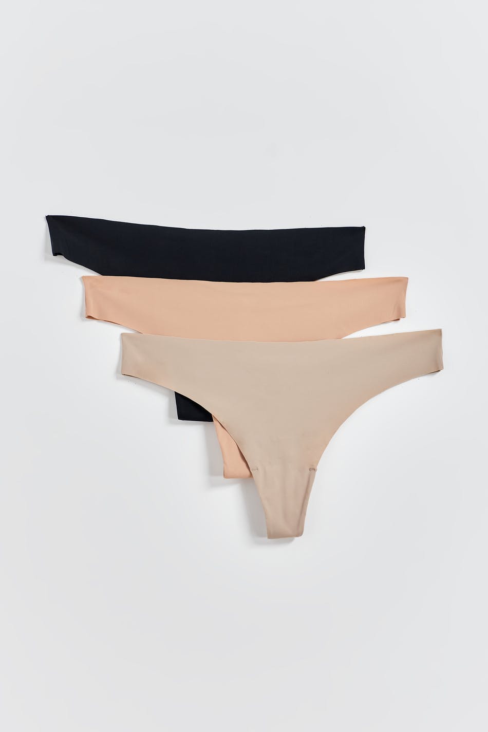 3-pack invisible thong