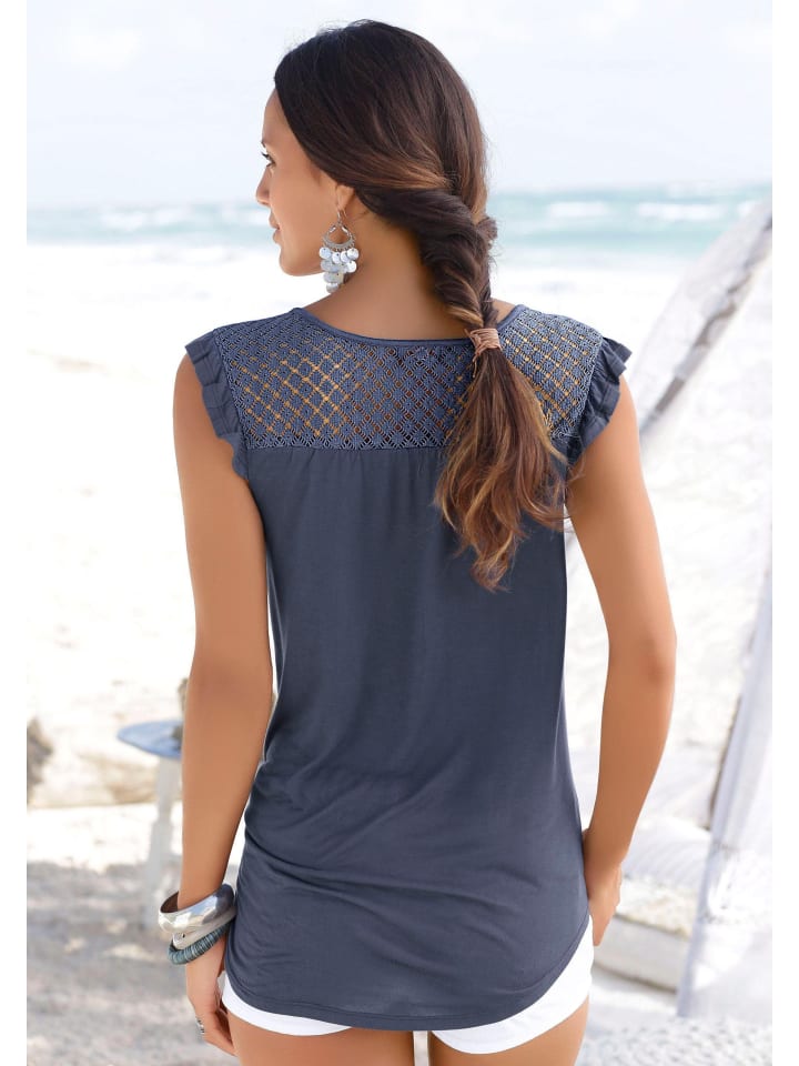Buffalo Strandshirt in indigo günstig kaufen